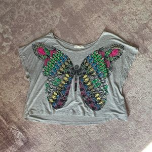 Butterfly Crop Top